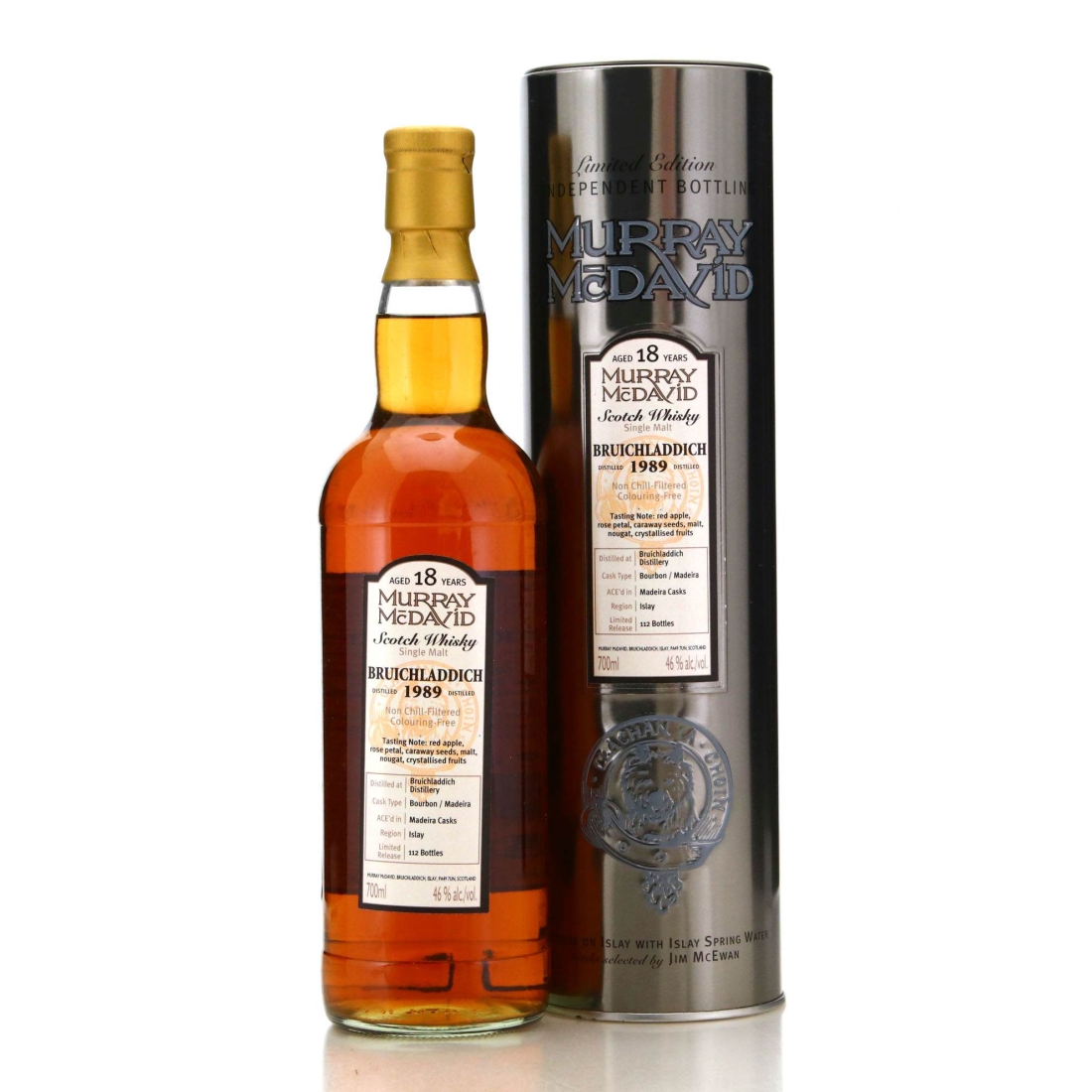 Image for Bruichladdich 1989 Murray McDavid 18 Year Old 