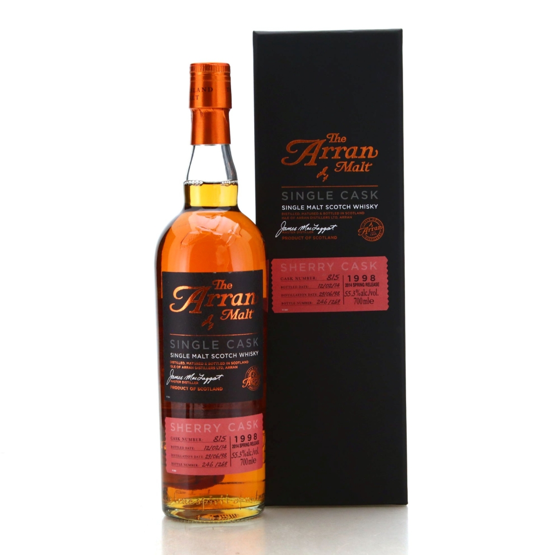 Image for Arran 1998 Single Cask Sherry Cask - 2014 Spring Release