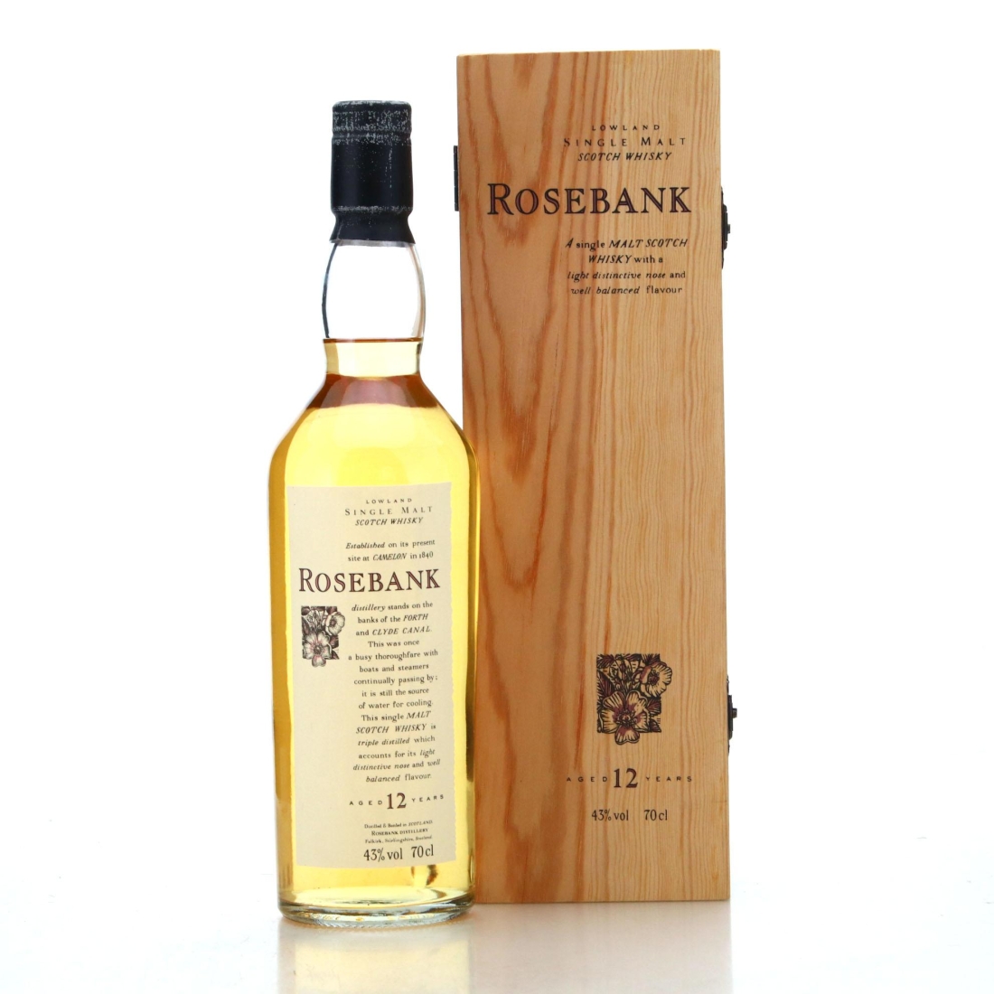 Image for Rosebank Flora & Fauna 12 Year Old - Wooden Box