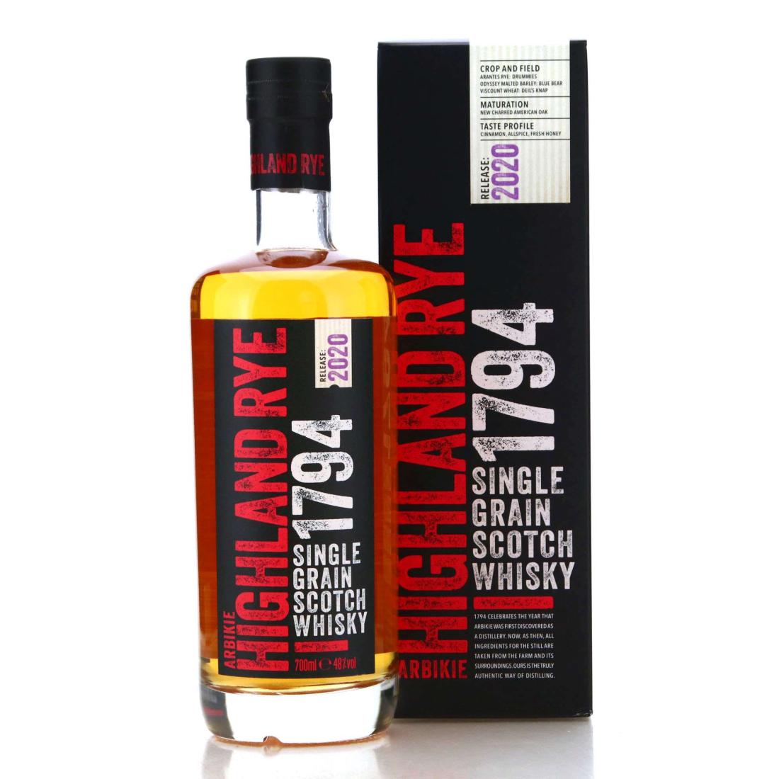 Arbikie Highland Rye 1794 Release 2020