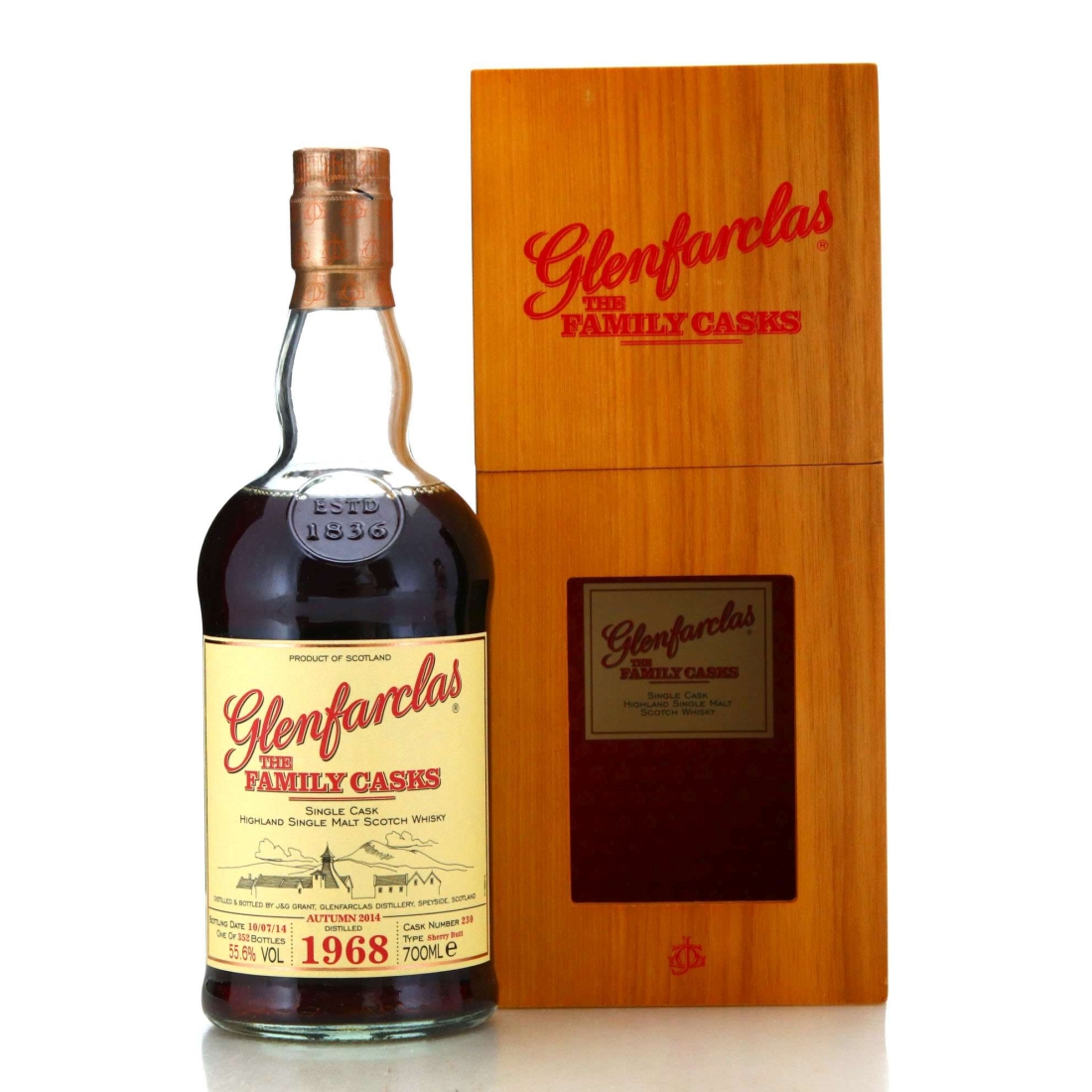 Image for Glenfarclas 1968 Family Cask #230 / Autumn 2014