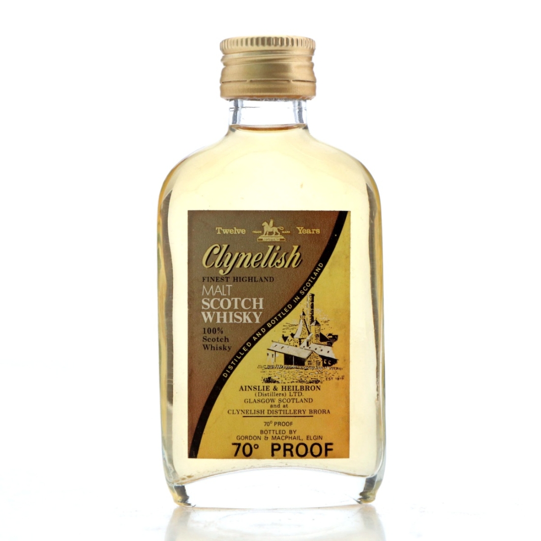 Image for Clynelish 12 Year Old Ainslie and Heilbron Miniature early 1980s