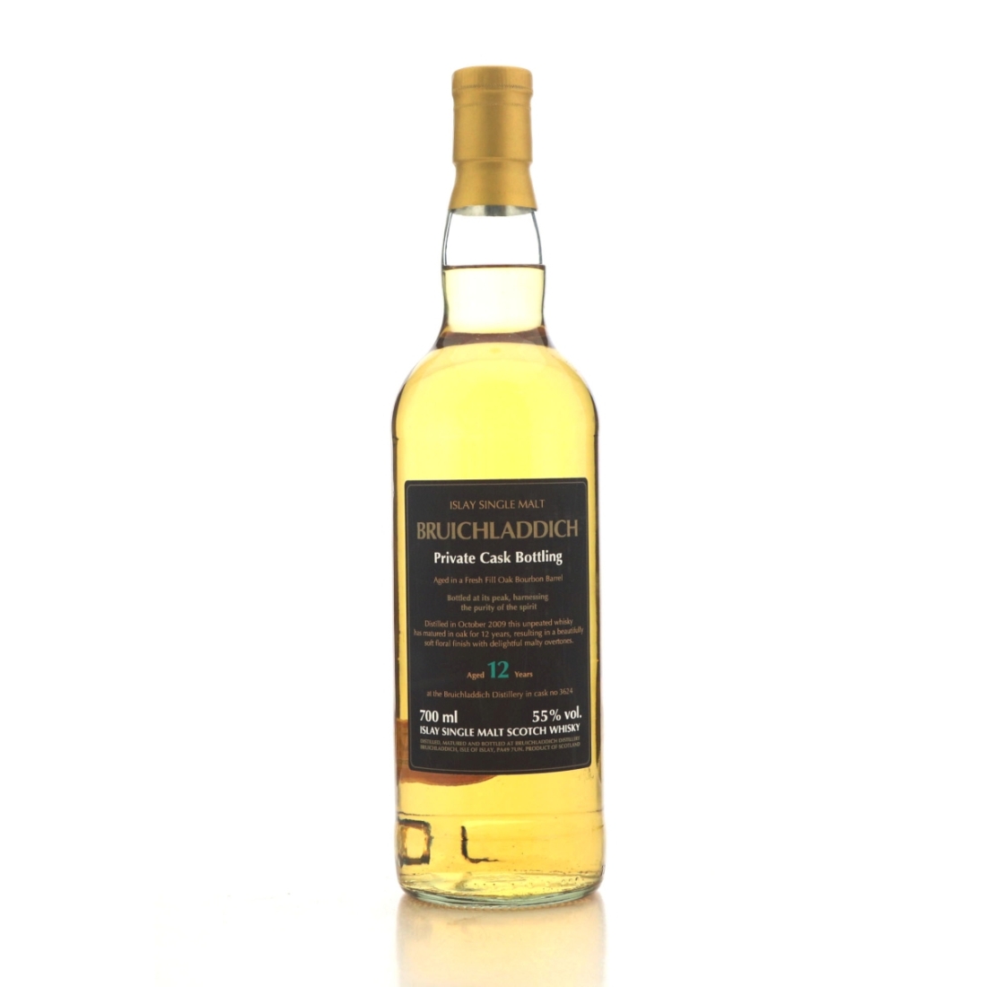 Image for Bruichladdich 2009 Private Cask 12 Year Old #3624