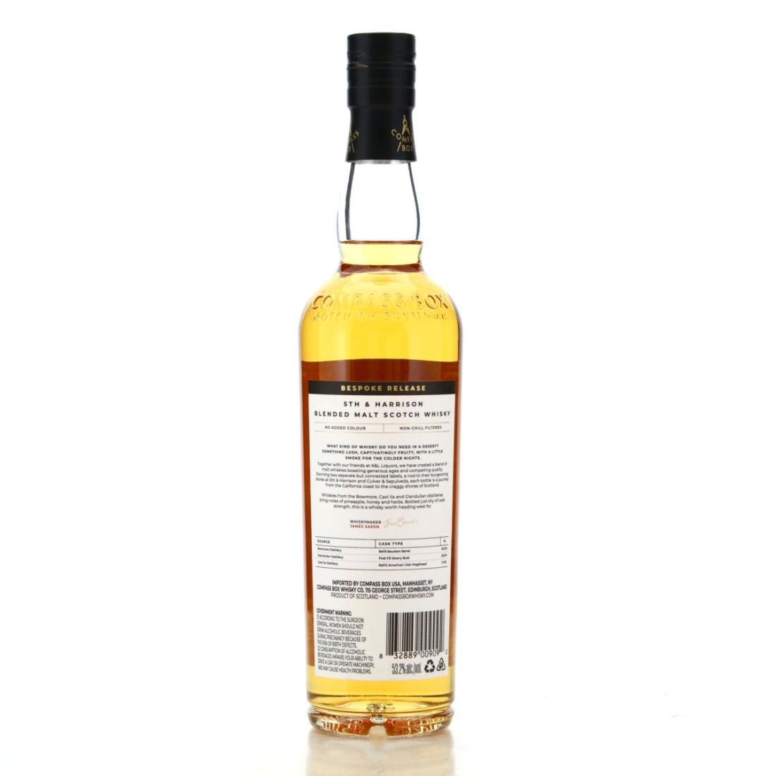 Image for Compass Box 5th and Harrison / Bespoke Release