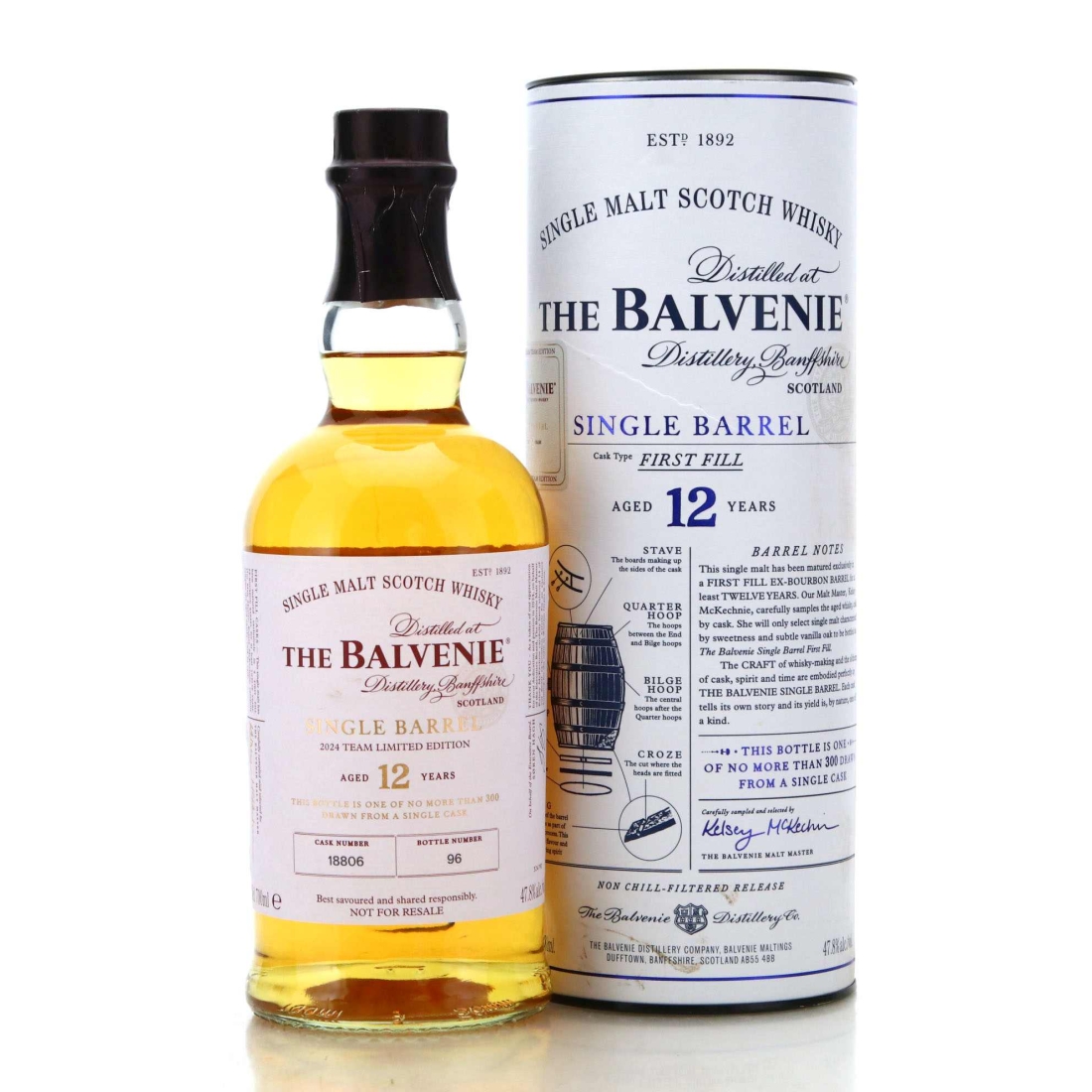 Image for Balvenie Single Barrel 12 Year Old First Fill - 2024 Team Limited Edition
