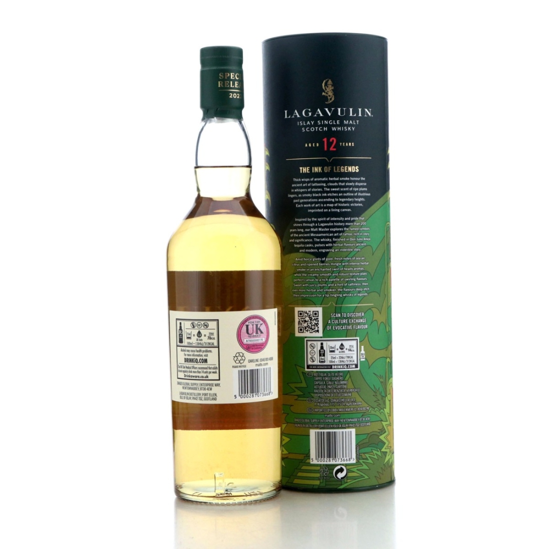 Image for Lagavulin 12 Year Old Natural Cask Strength - The Ink of Legends