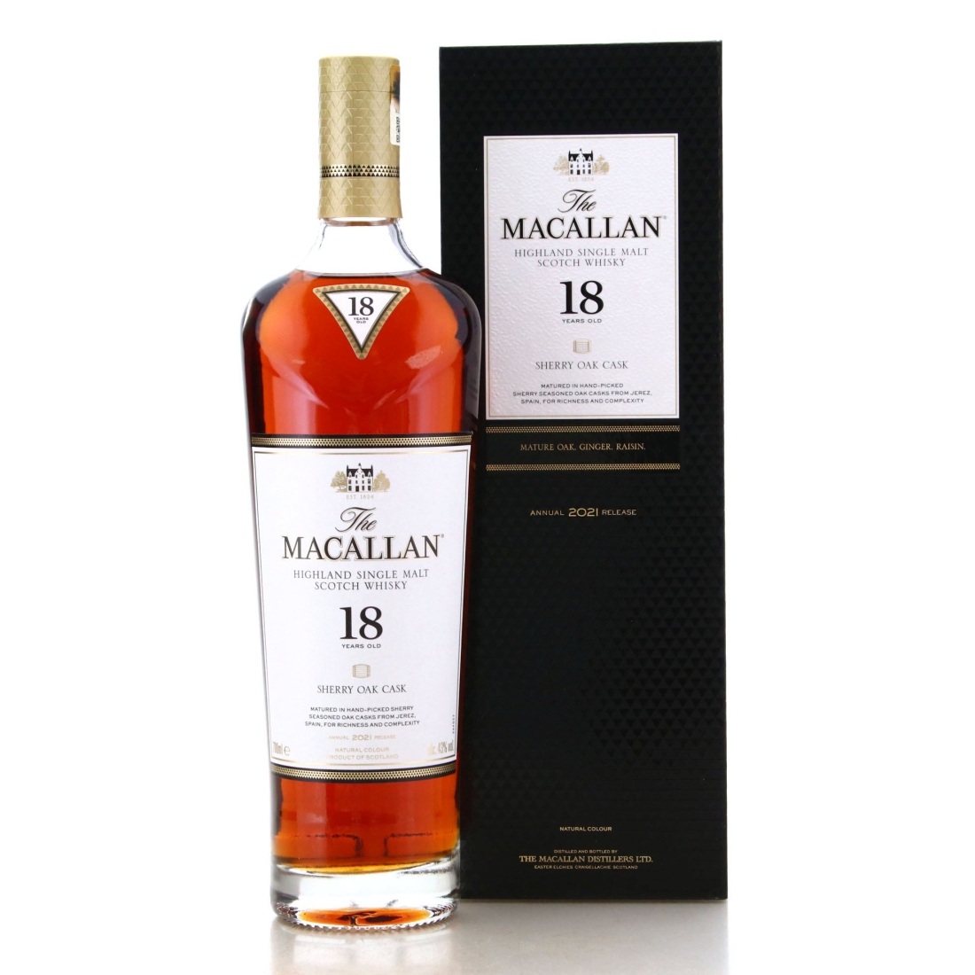 Image for Macallan 18 Year Old Sherry Oak 2021 Release