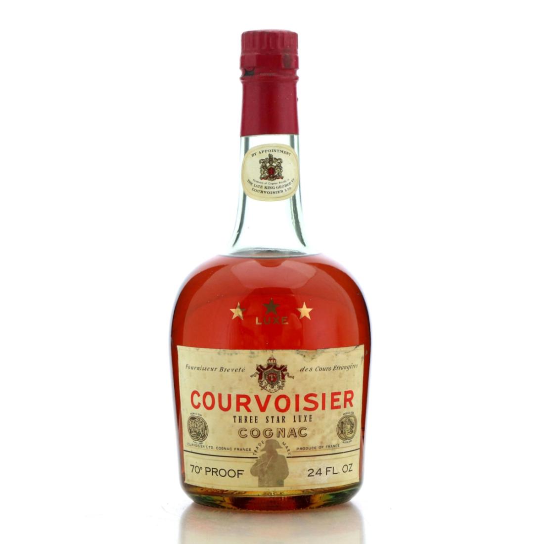 Courvoisier 3 Star Luxe Cognac 1970s