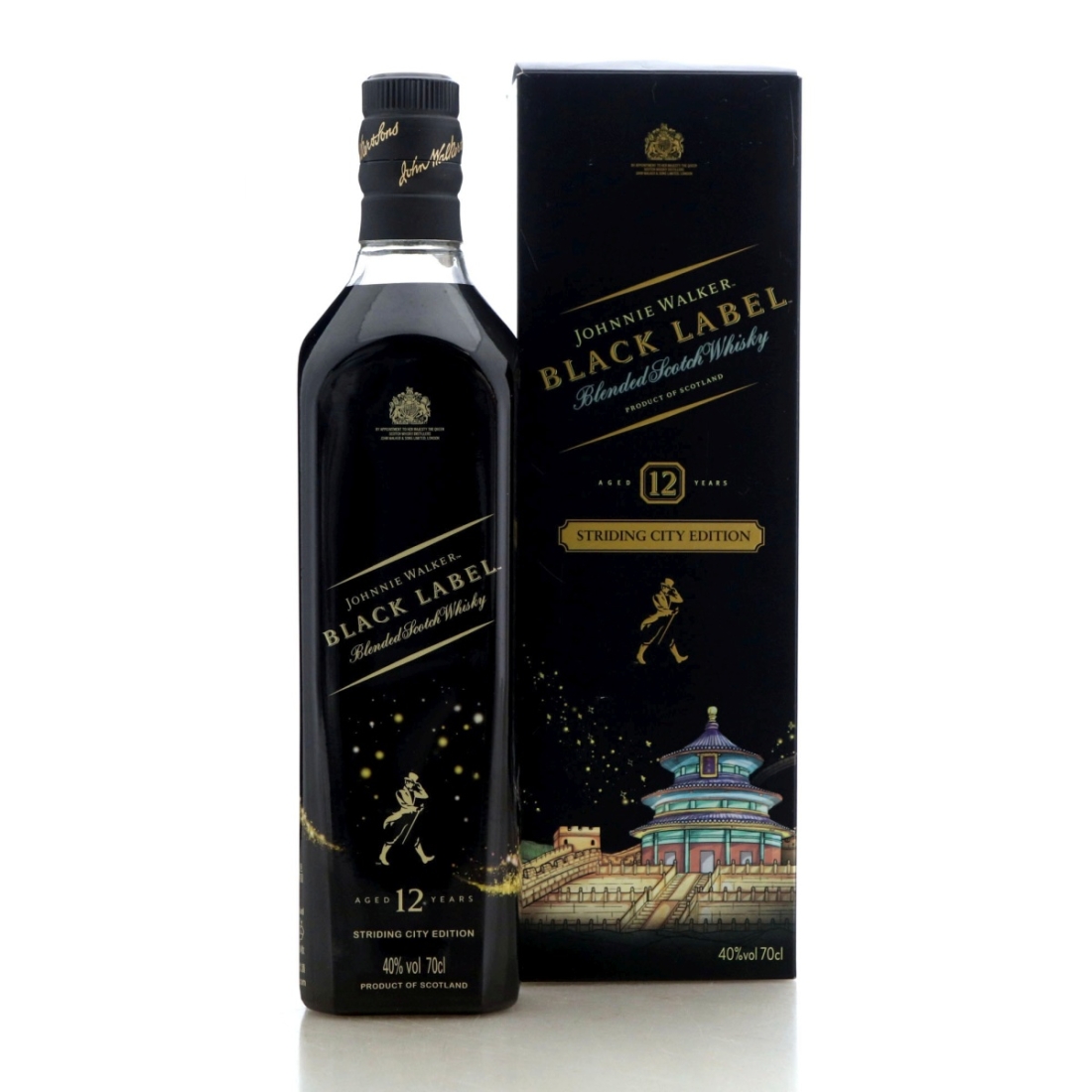Image for Johnnie Walker Black Label 12 Year Old Striding City