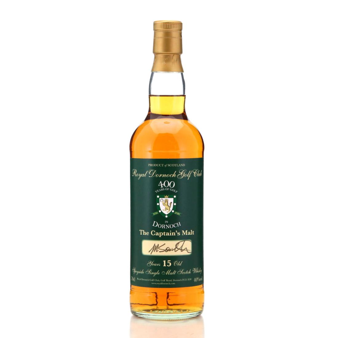 Royal Dornoch Golf Club 15 Year Old 400 Years in Dornoch