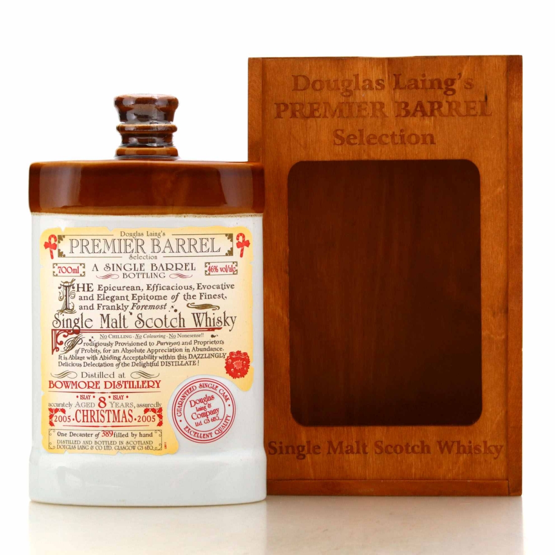 Image for Bowmore Premier Barrel 8 Year Old - Christmas 2005