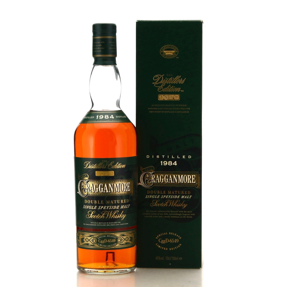 Image for Cragganmore 1984 Distillers Edition CggD-6549 / Inaugural Release