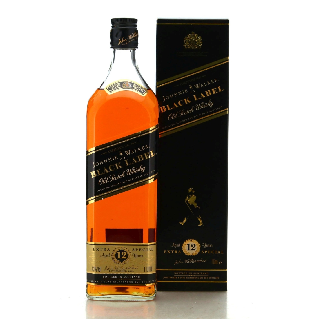 Image for Johnnie Walker Black Label 12 Year Old 1 Litre