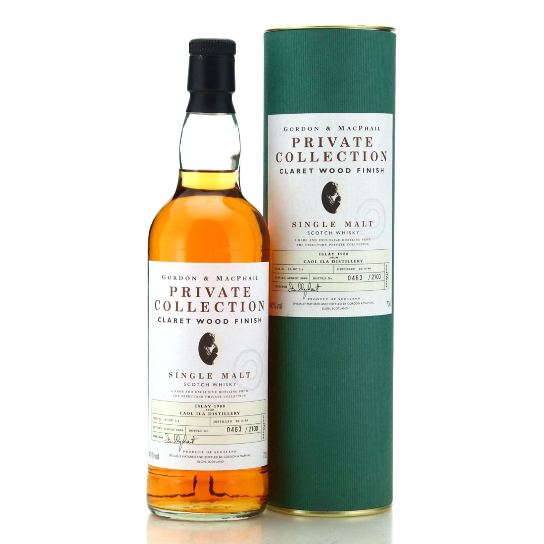Image for Caol Ila 1988 Gordon and MacPhail Private Collection / Claret Wood Finish