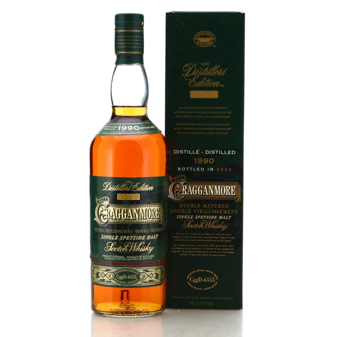 Image for Cragganmore 1990 Distillers Edition CggD-6555