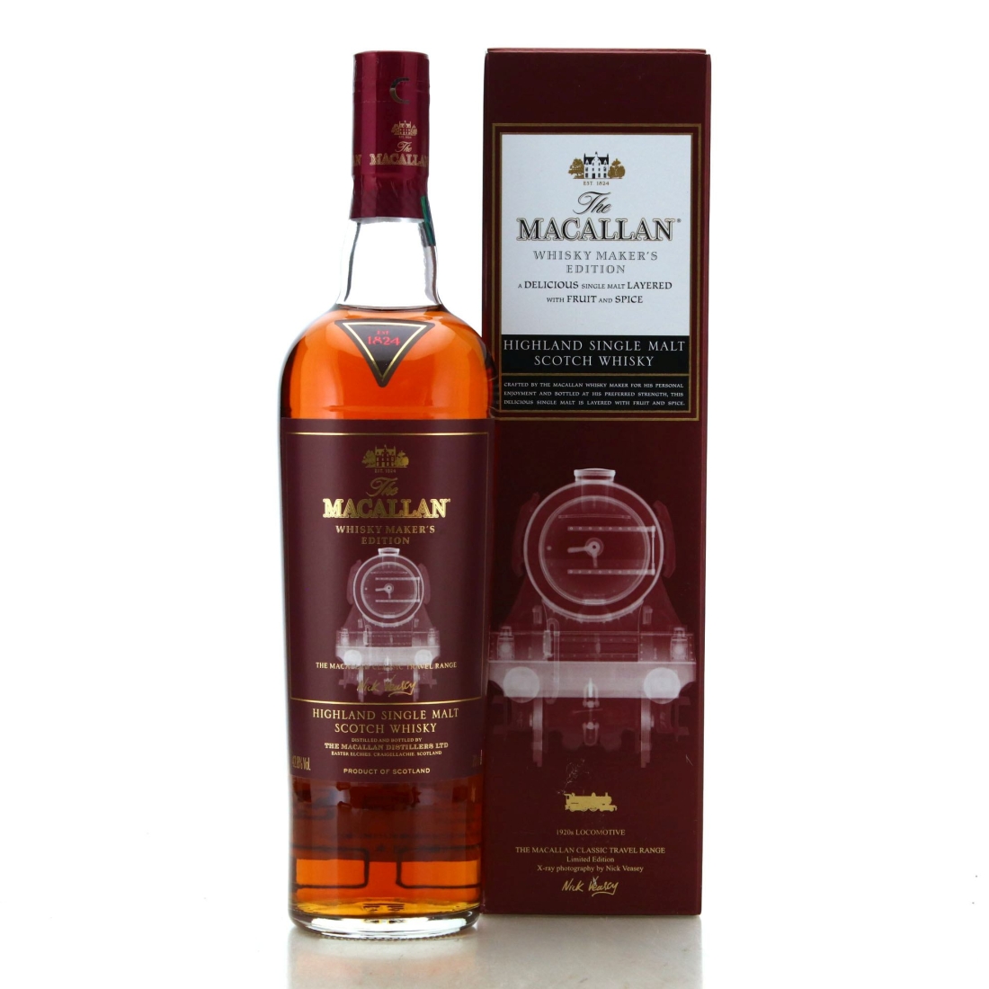 Image for Macallan Whisky Maker's Edition 1920s Locomotive / Nick Veasey Classic Travel