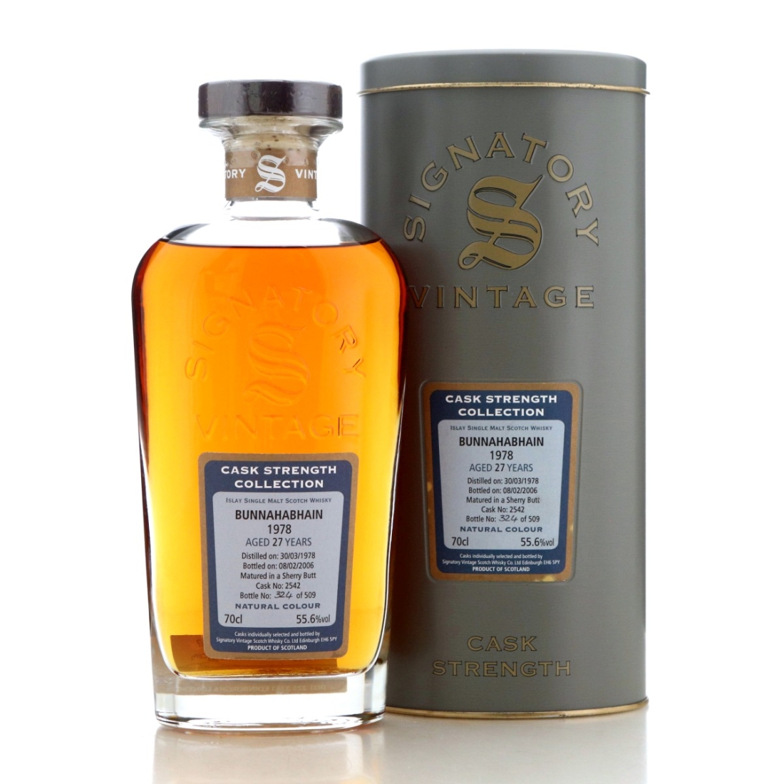 Image for Bunnahabhain 1978 Cask Strength 27 Year Old 