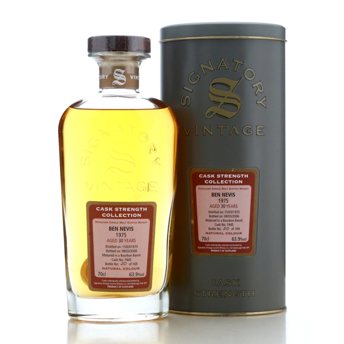 Image for Ben Nevis 1975 Cask Strength 30 Year Old 