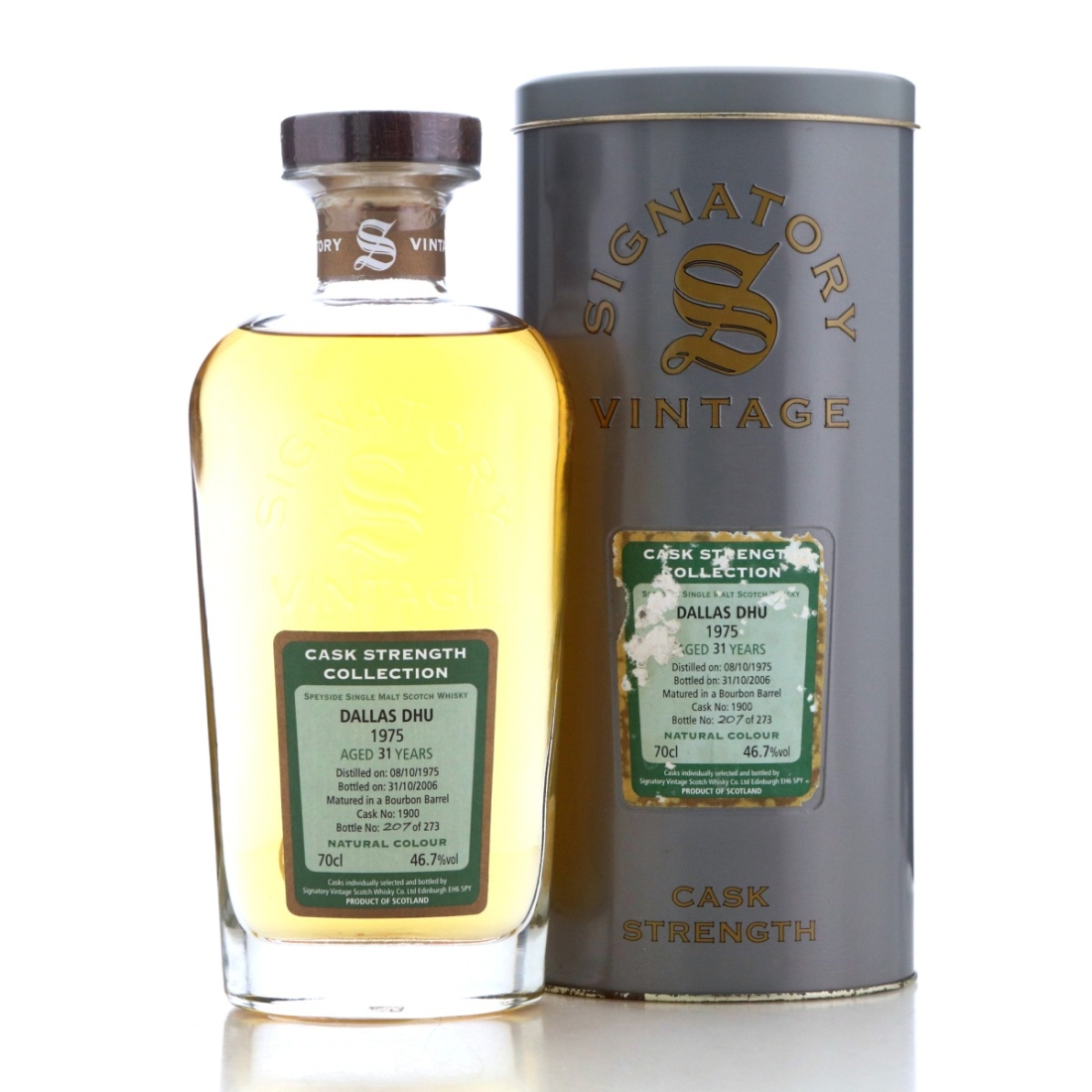 Image for Dallas Dhu 1975 Signatory Vintage 31 Year Old Cask Strength