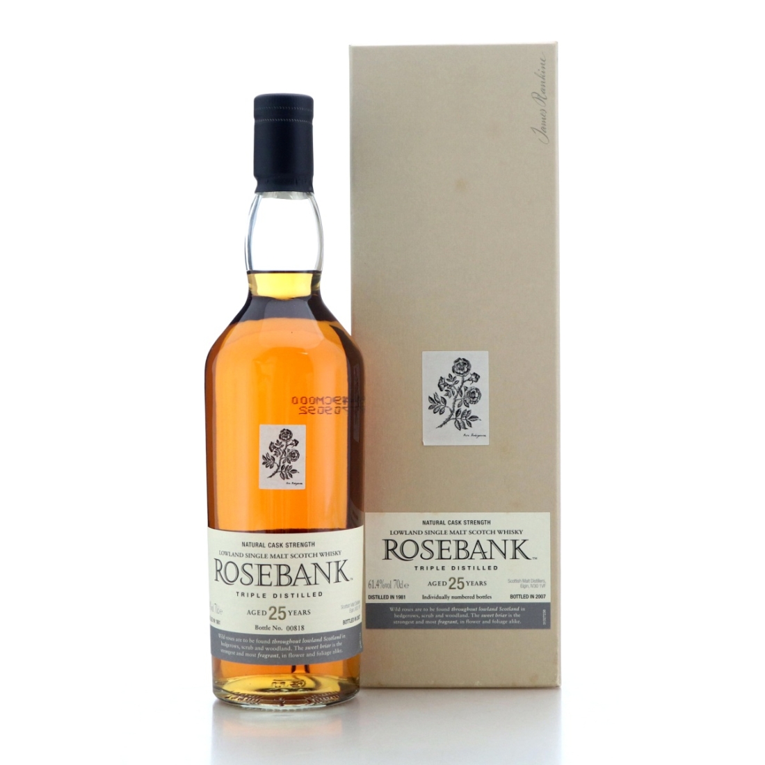 Image for Rosebank 1981 Cask Strength 25 Year Old