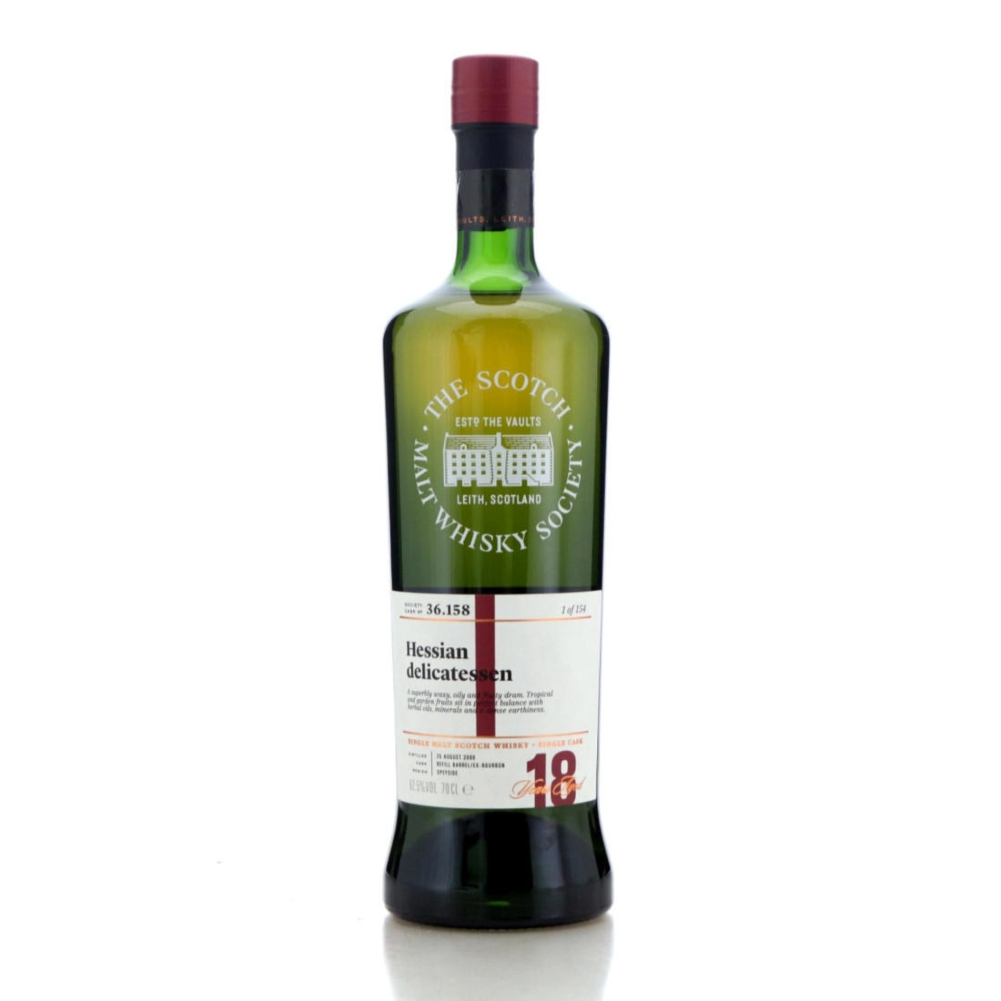Image for Benrinnes 2000 SMWS 18 Year Old 36.158 - Hessian Delicatessen