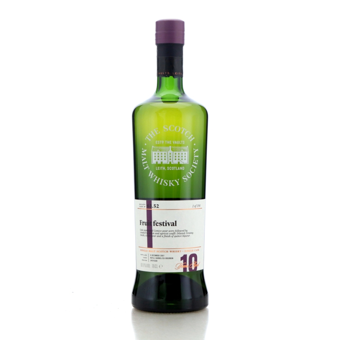 Image for Glentauchers 2007 SMWS 10 Year Old 63.52