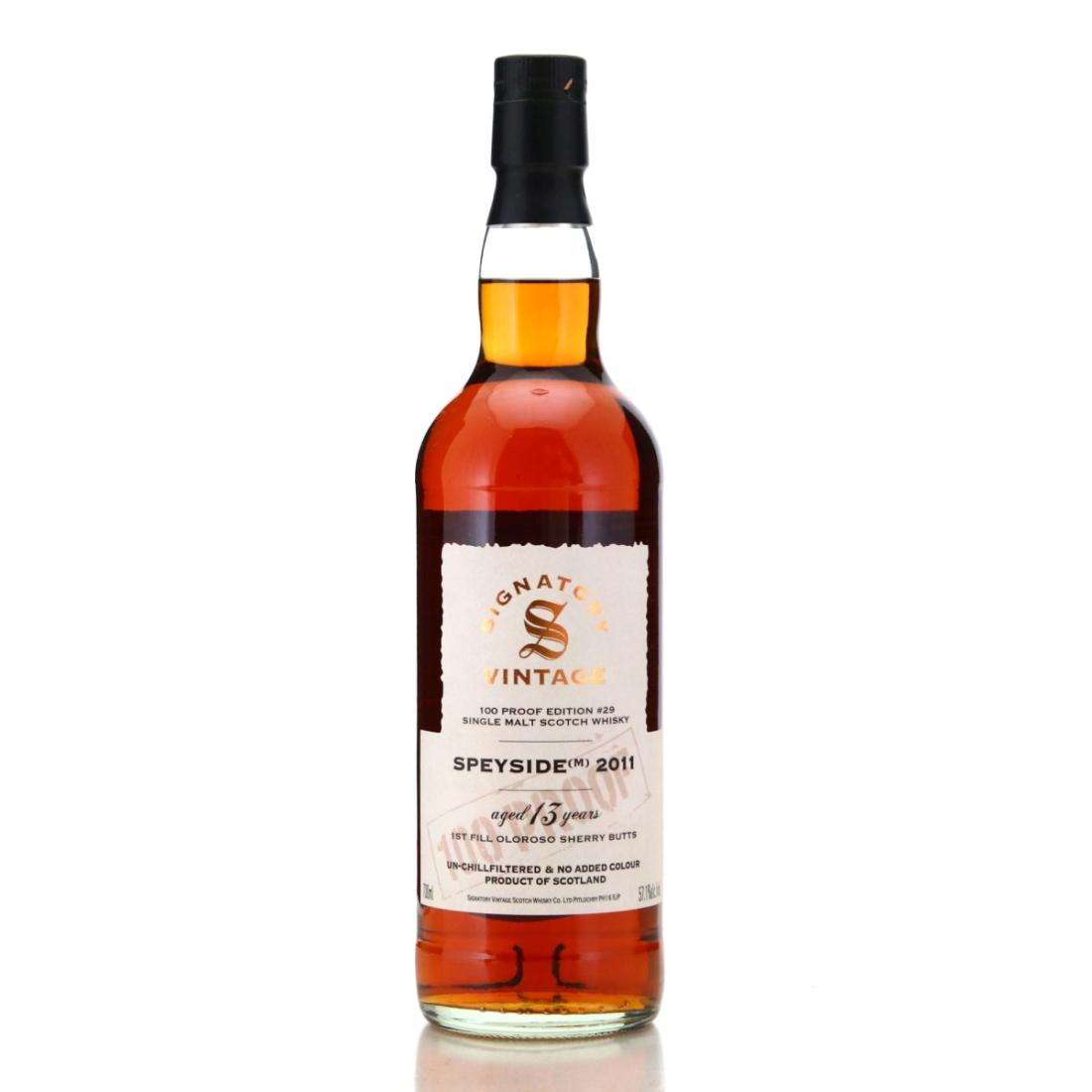 Macallan Speyside M 2011 Signatory Vintage 13 100 Proof