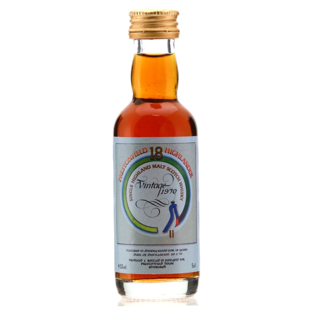 Image for Glendronach 1970 Prestonfield 18 Year Old Miniature