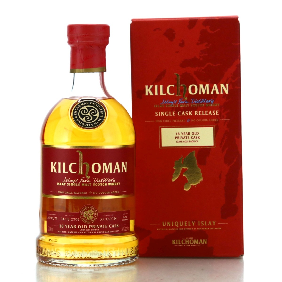 Image for Kilchoman 2006 Private Cask 18 Year Old