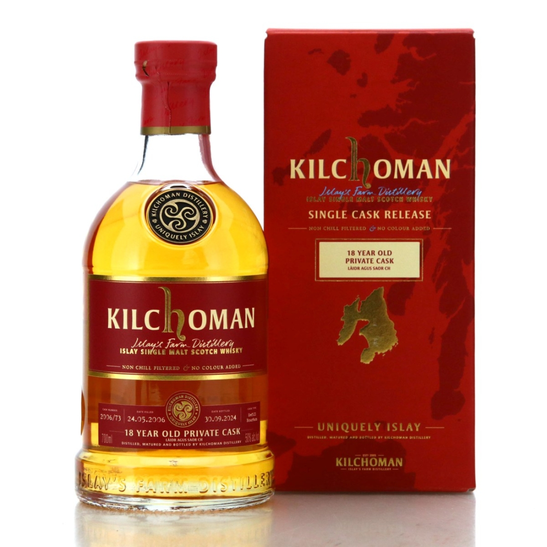 Image for Kilchoman 2006 Private Cask 18 Year Old