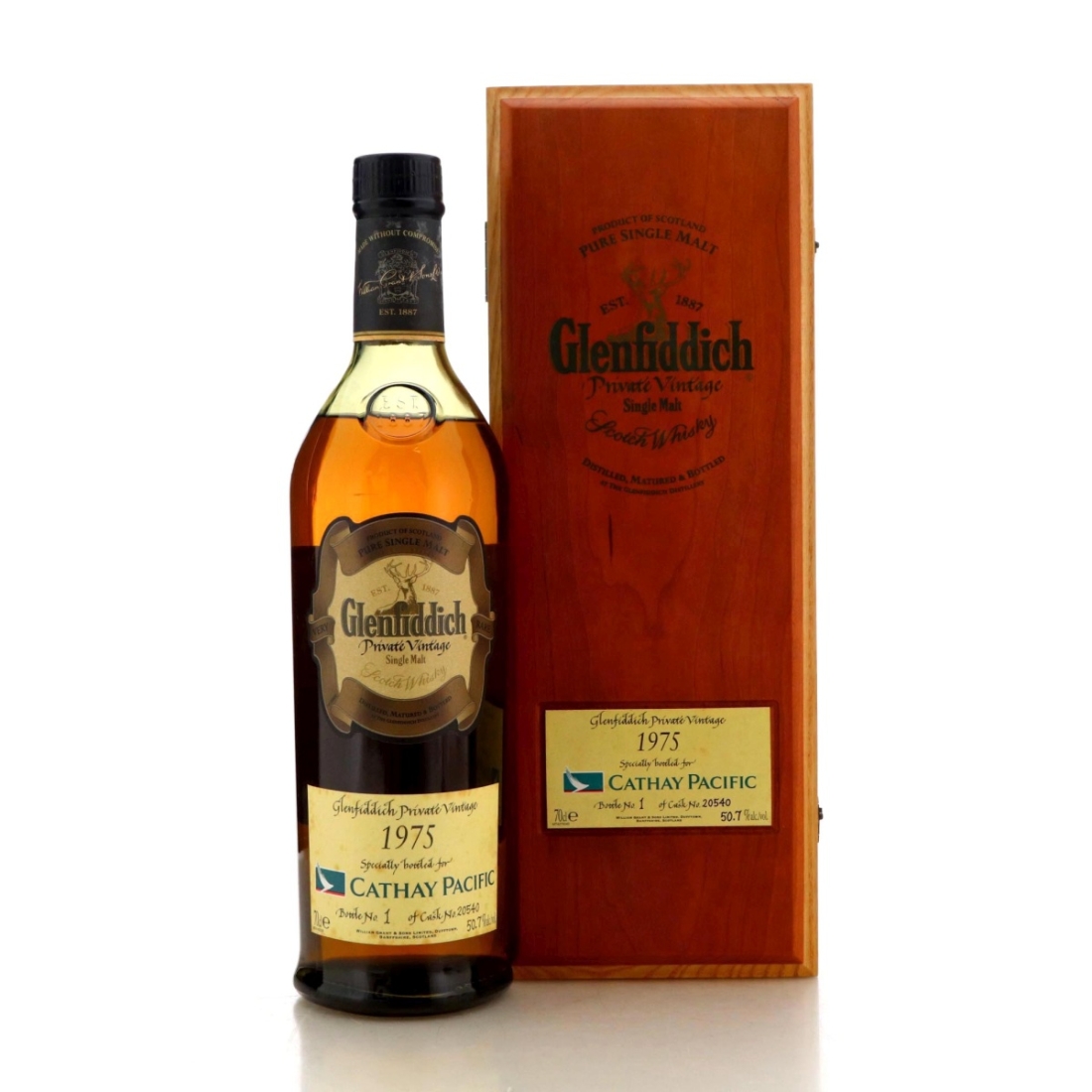 Image for Glenfiddich 1975 Private Vintage #20540 / Cathay Pacific