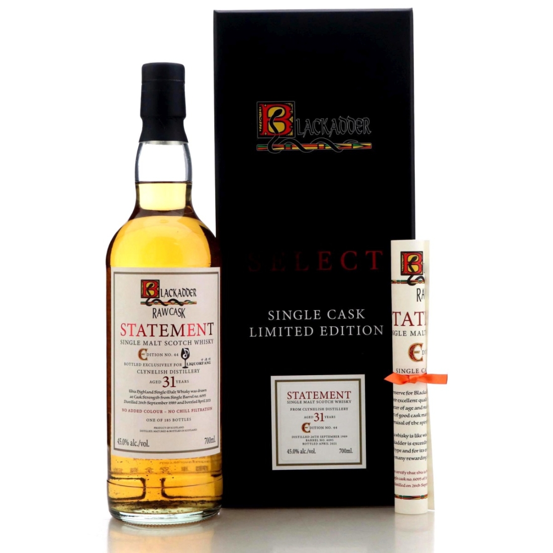 Image for Clynelish 1989 Blackadder 31 Year Old Statement
