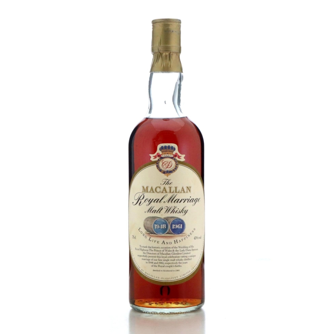 Image for Macallan 1948/1961 Royal Marriage 1981