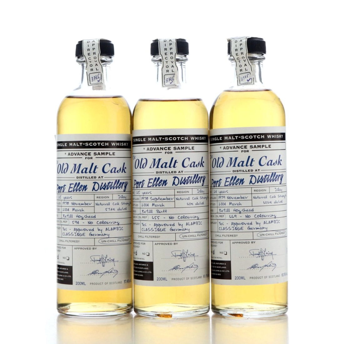 Image for Port Ellen The Old Malt Cask Advanced Sample Box Set