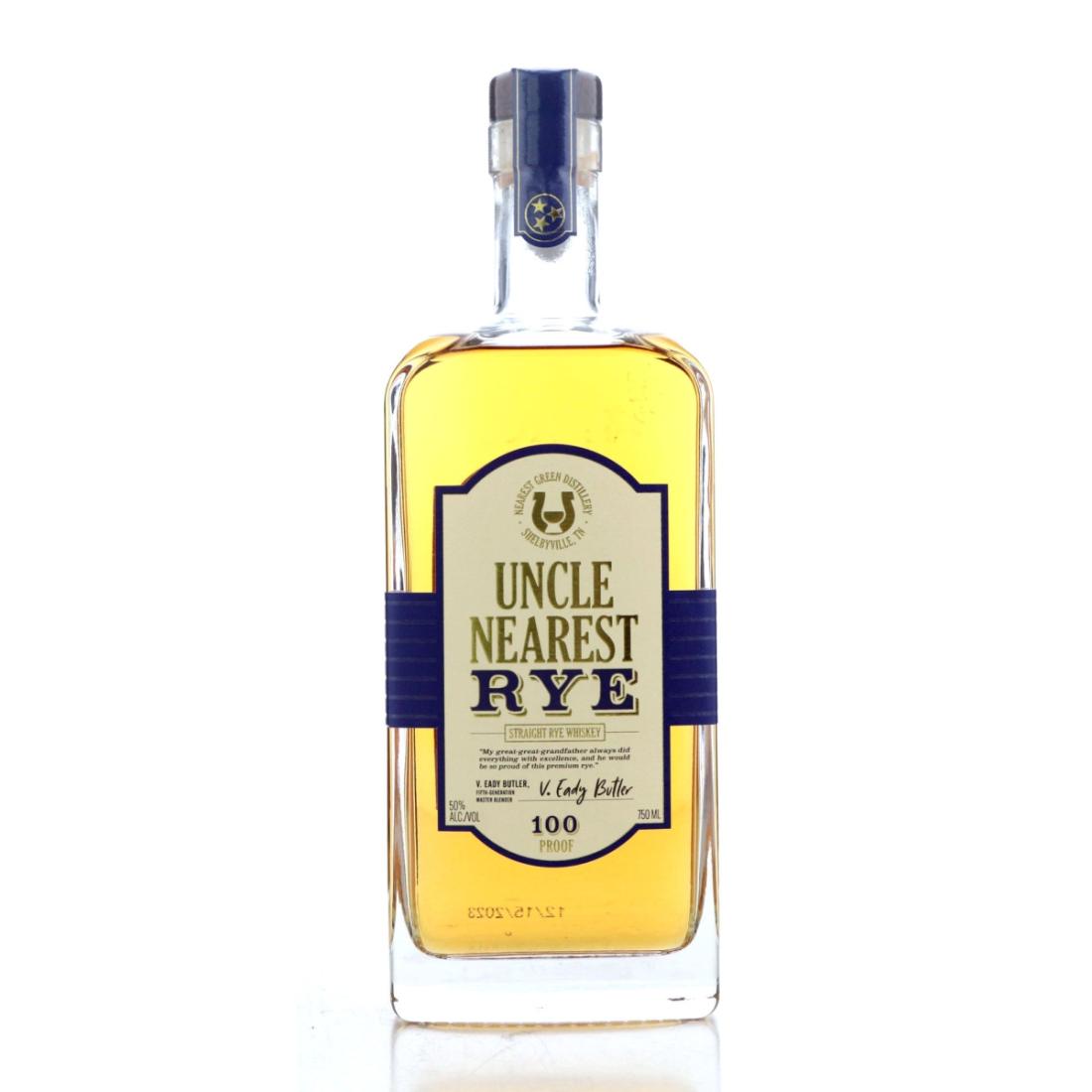 Uncle Nearest Straight Rye Whiskey