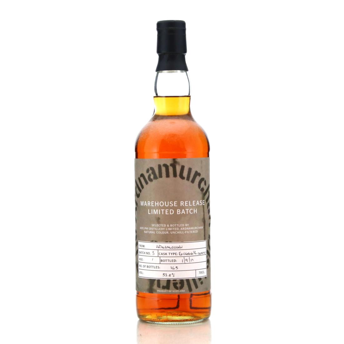 Ardnamurchan Warehouse Release 1 Spirit Batch No 3