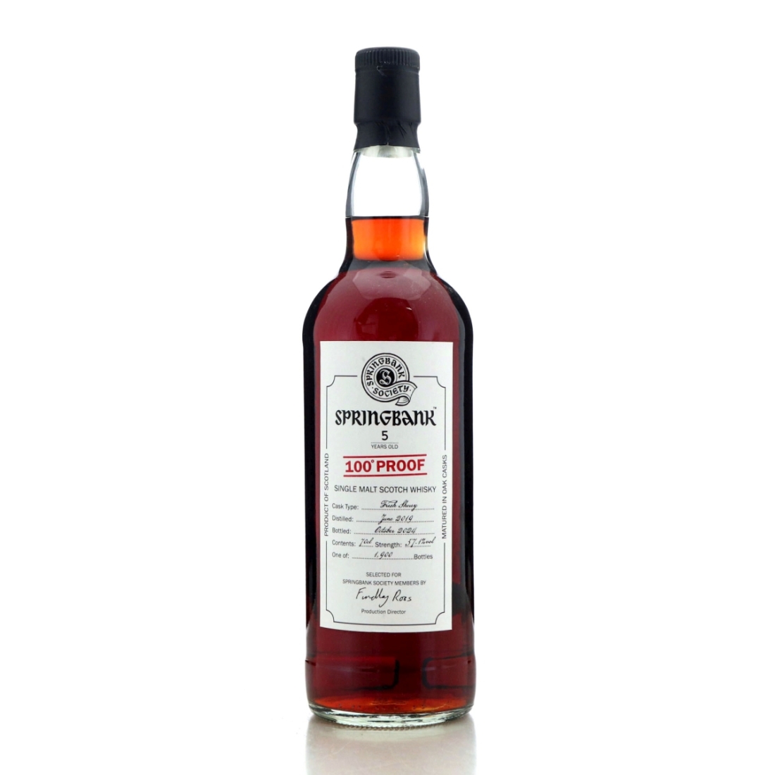 Image for Springbank 2019 Springbank Society 5 Year Old / 100 Proof