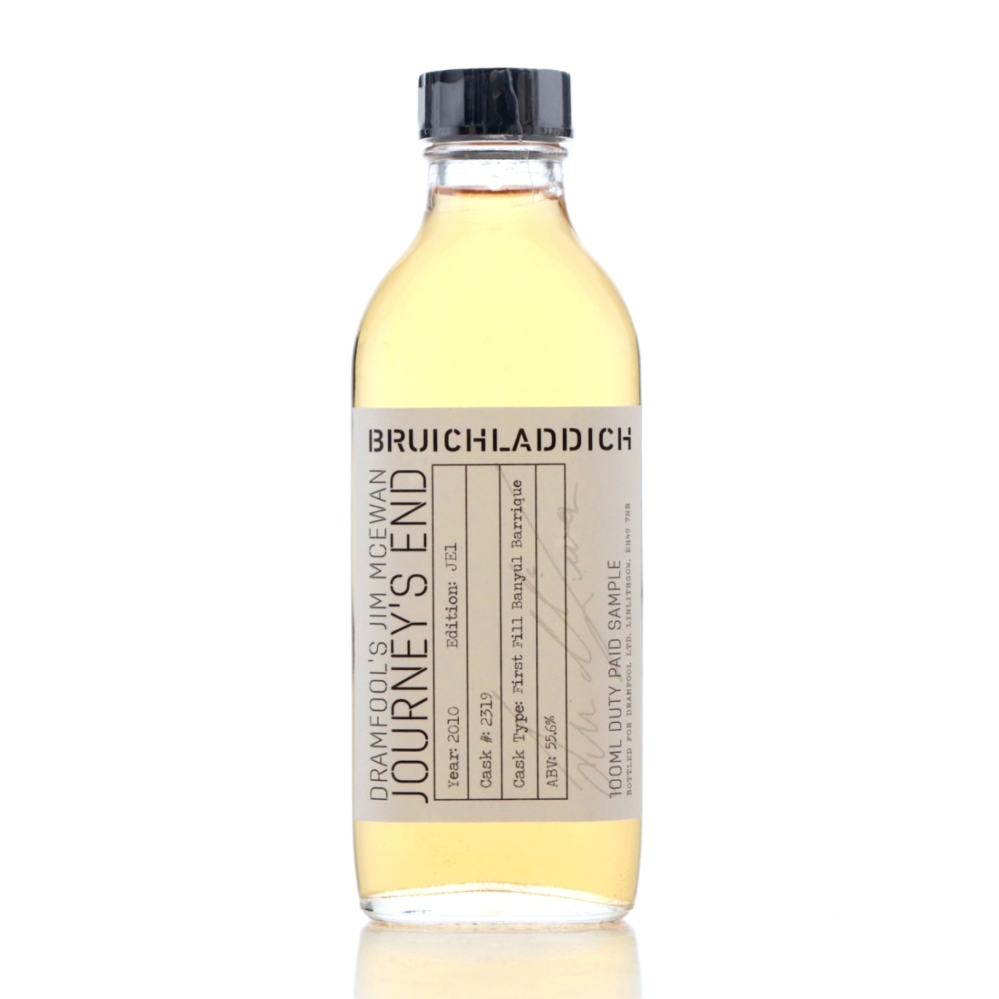 Image for Bruichladdich 2010 Jim McEwan Journey's End JE1 Duty Paid Sample