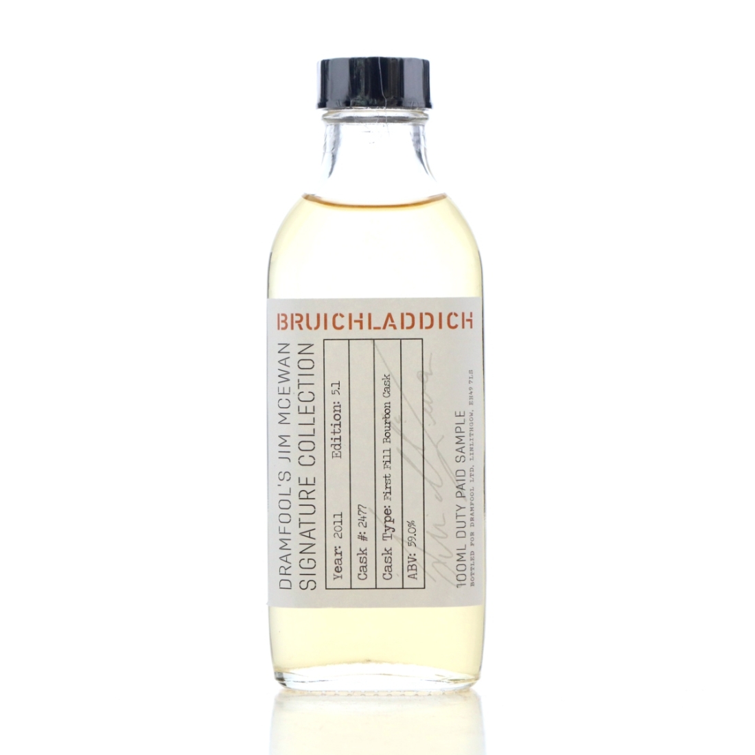 Image for Bruichladdich 2011 Jim McEwan Signature Collection 5.1 Duty Paid Sample