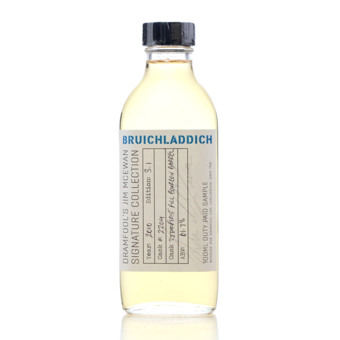 Image for Bruichladdich 2010 Jim McEwan Signature Collection 3.1 Duty Paid Sample