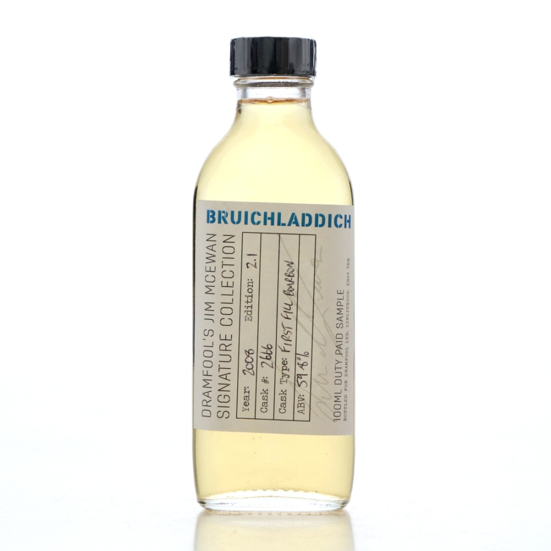 Image for Bruichladdich 2008 Jim McEwan Signature Collection 2.1 Duty Paid Sample
