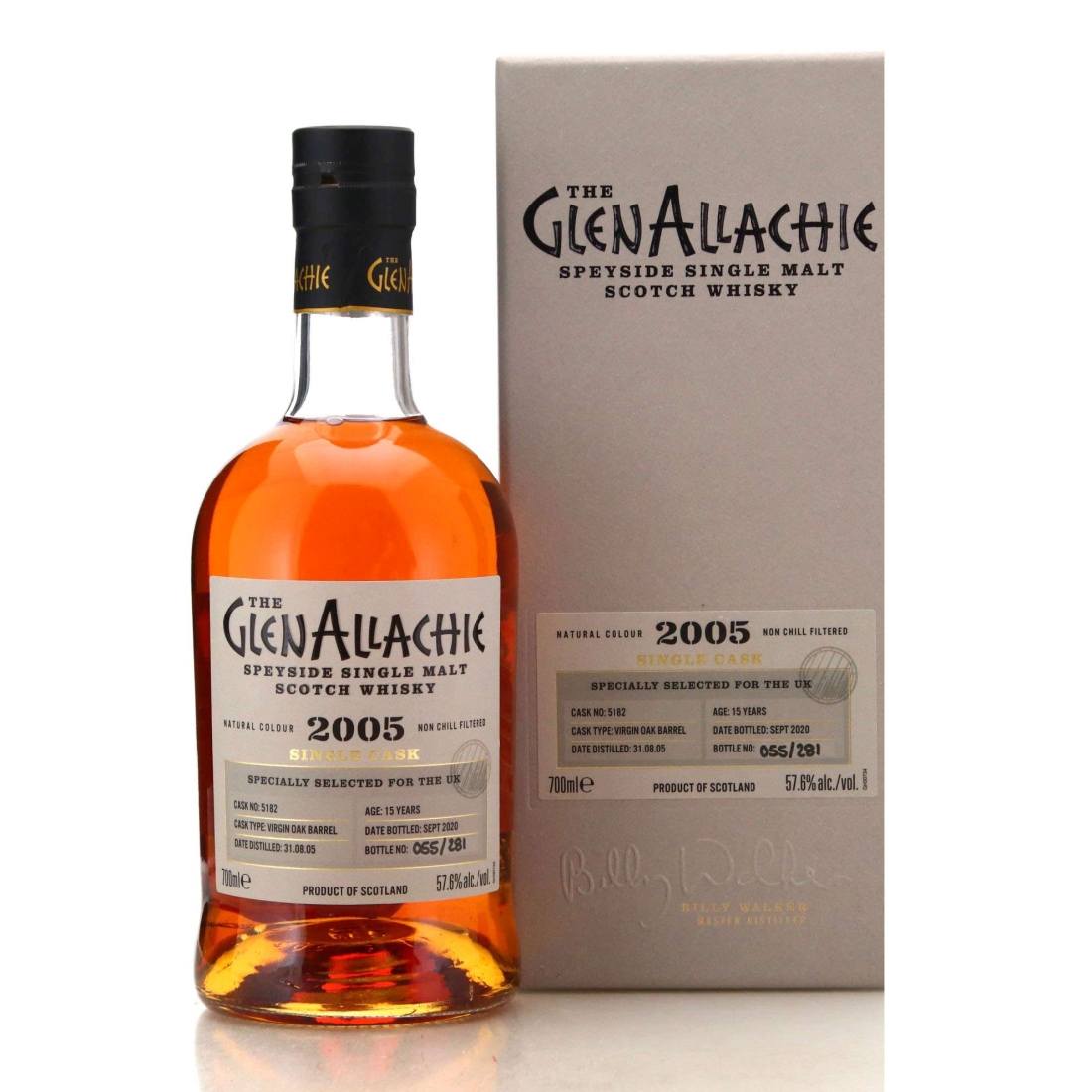 Image for Glenallachie 2005 Single Cask 15 Year Old #5182