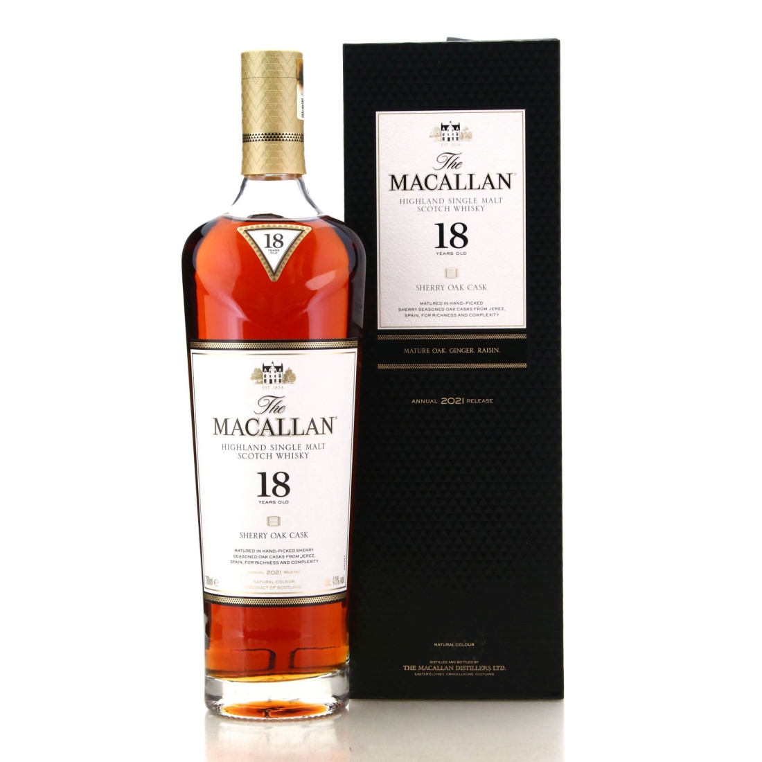 Image for Macallan 18 Year Old Sherry Oak 2021 Release
