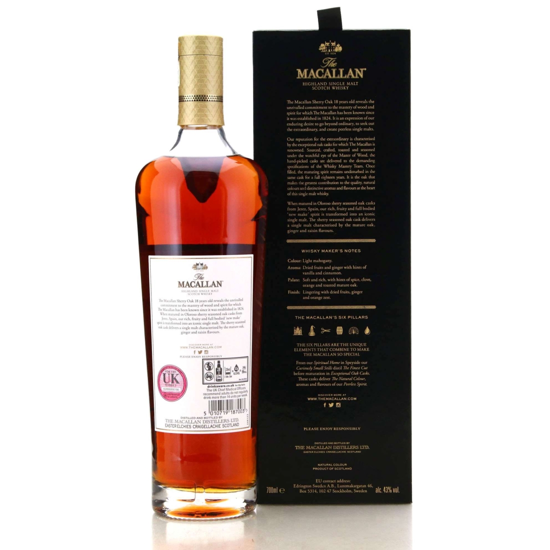 Image for Macallan 18 Year Old Sherry Oak 2021 Release