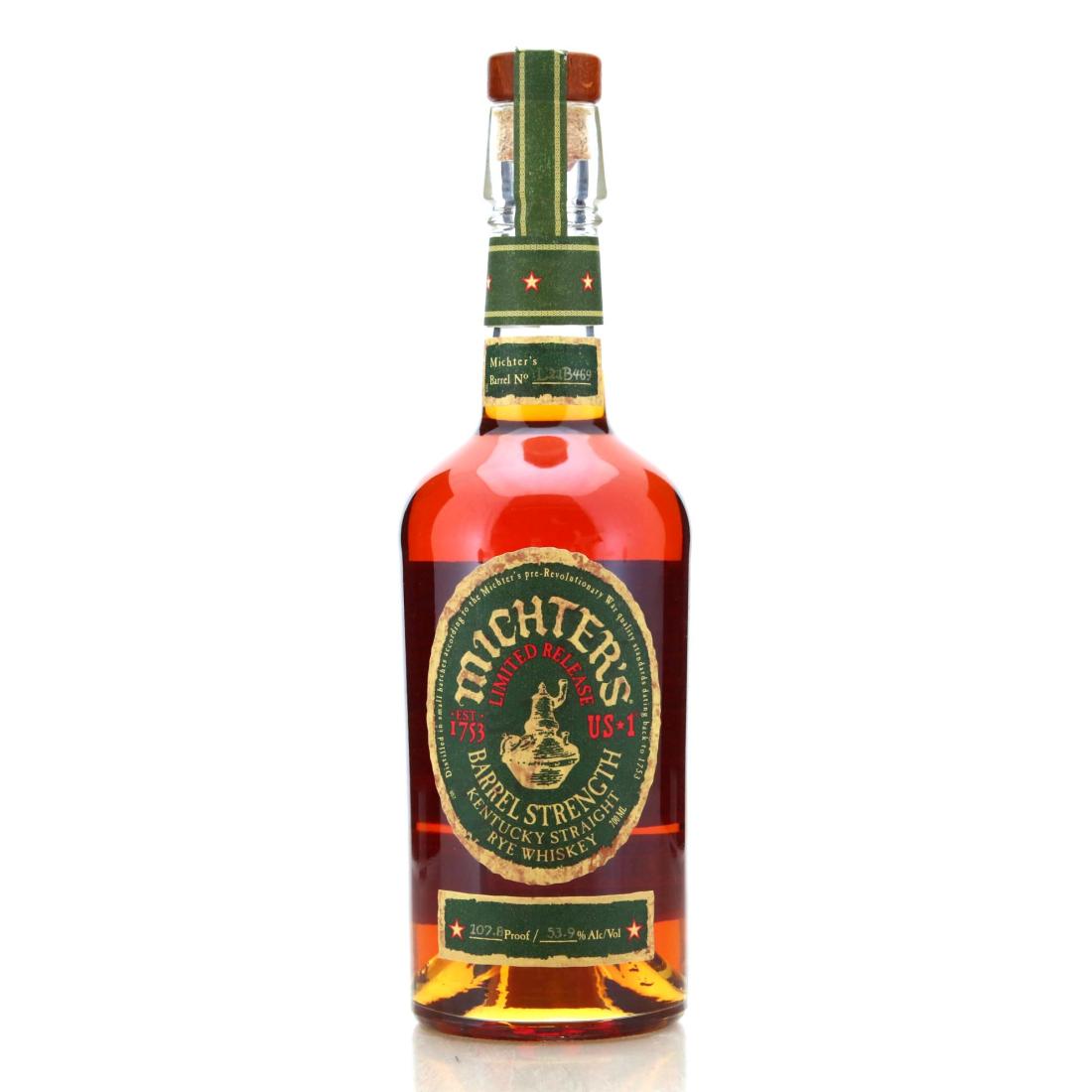 Michters Barrel Strength Kentucky Straight Rye Nol21b