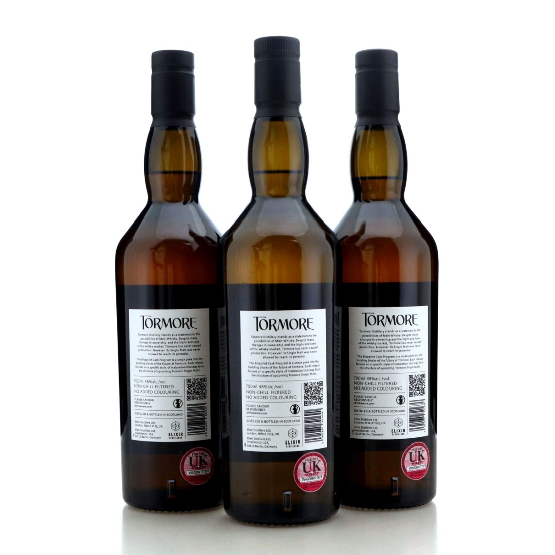 Image for Tormore 10 Year Old Blueprint Cask Programme x 3