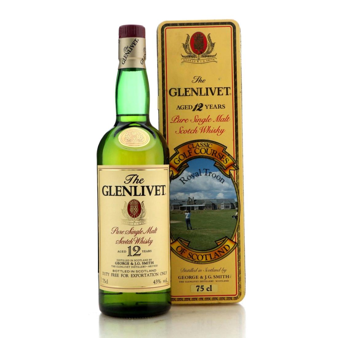 Glenlivet 12 Classic Golf Courses 1980s Royal Troon