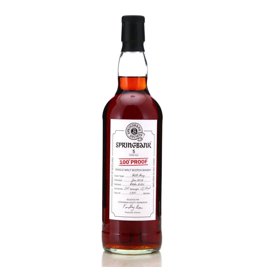 Image for Springbank 2019 Springbank Society 5 Year Old / 100 Proof