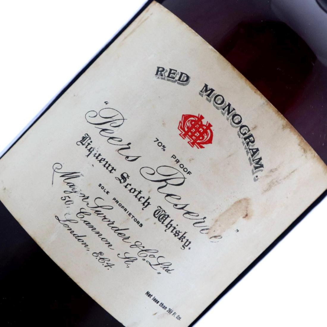 Red Monogram Peers Reserve Blended Scotch Whisky | Whisky Auctioneer
