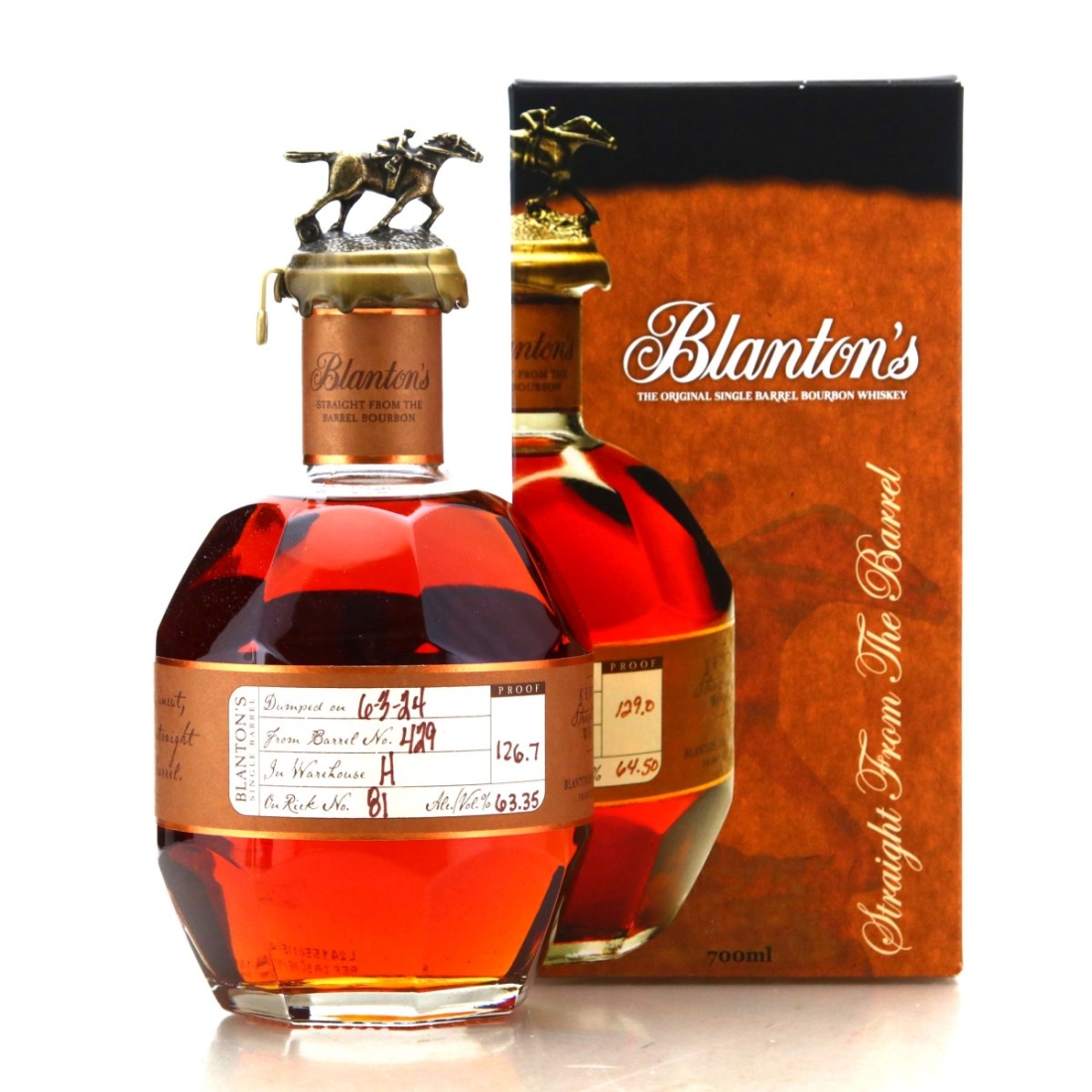 Image for Blanton's Straight from the Barrel dumped 2024 70cl